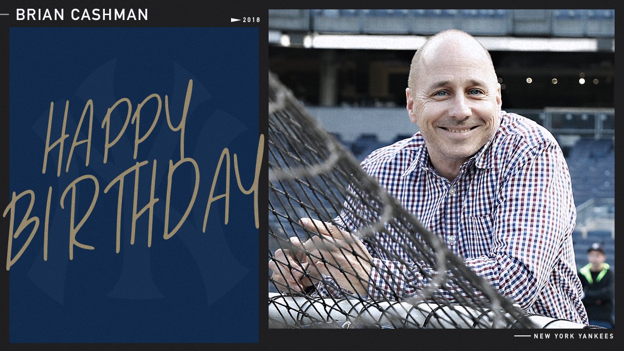 Happy birthday to the man, the myth, the legend, Brian Cashman. 