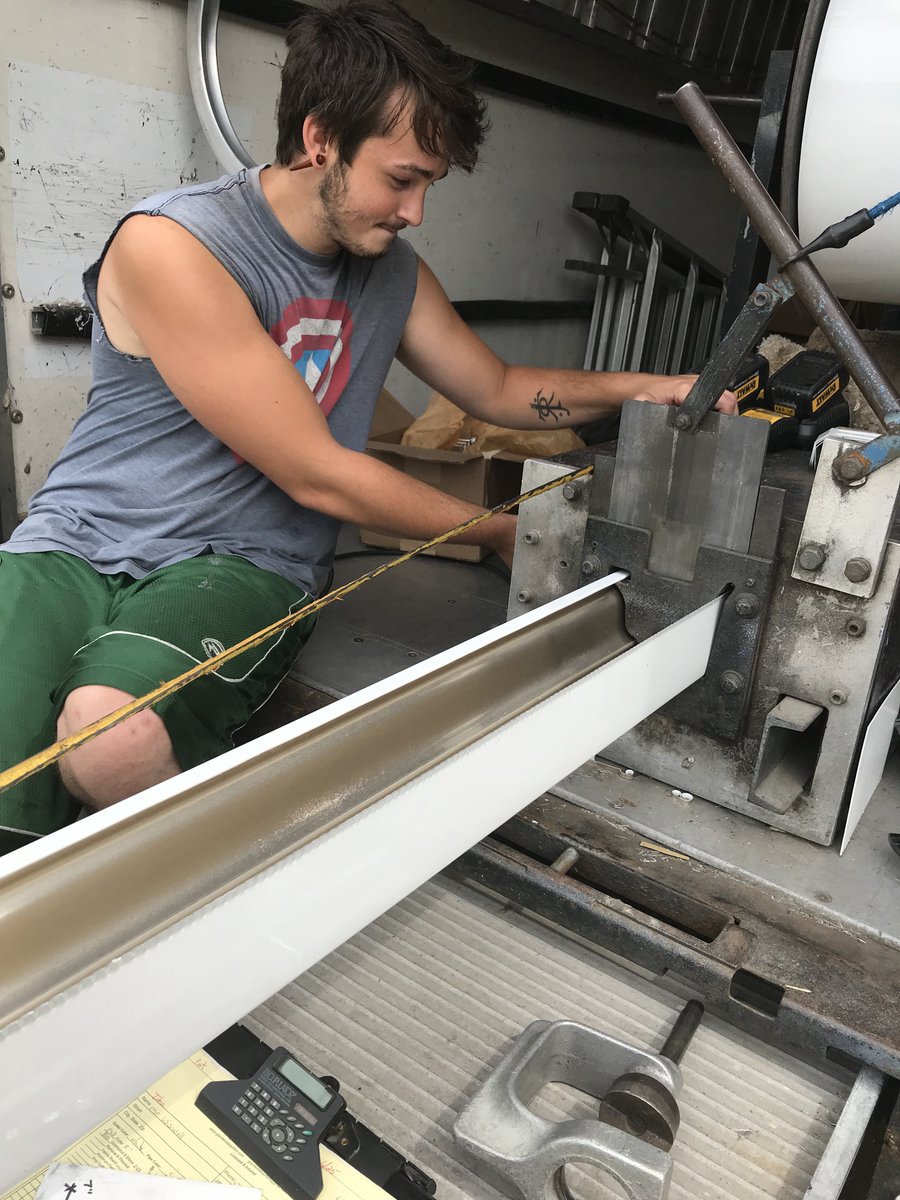 GraniteSGutter's tweet photo. We fabricate our gutters on site to ensure a perfect fit for your home. Call today for a free estimate!
#Gutters
#HomeImprovement https://t.co/FM7wtkh7WN