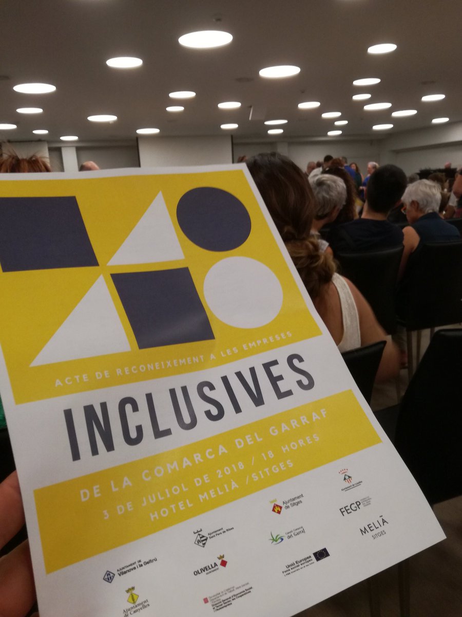 Tecjardi's tweet photo. A l'acte de reconeixement a empreses inclusives de la comarca del Garraf com a @tecjardi al @MeliaSitges i organitzat per @imetvng #ProjecteTimol
A disposar!
@VNGInclusi https://t.co/CFLR70kEa6