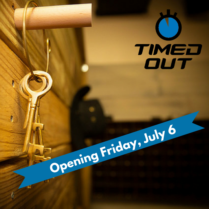 TimedOutEscape's tweet photo. Want to be one of the first to experience an #escaperoom at Timed Out? We're booking now for Friday, July 6 and beyond! Check it out and join the fun! https://t.co/nvFY1ycNuT #TimedOutEscape #puzzles #games #teambuilding #familyfun #clt #cltbiz #ballantyne https://t.co/08HFFKyV9b