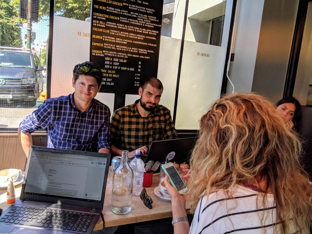 Working from a sunny cafe in Dublin this morning #genielife <a href="/louisjbwatson/">Louis Watson</a> <a href="/GenieVentures/">Genie Ventures</a>