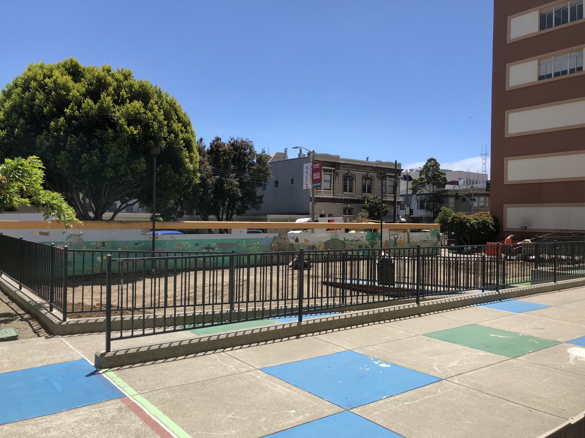 Summer break &gt;&gt; breaking ground in the #oakplayyard ! #summerimprovements