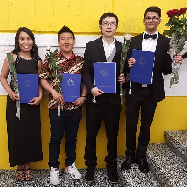 LET_Oulu's tweet photo. Congratulations Michelle, Adrian, Min and Bobi! We also send warm hugs to all other graduating Letters during the spring term 2018. Let’s keep in touch as LET alumni. #letstudies #letgraduated #letoulu #unioulu #finland https://t.co/m4rdGaF3Wz https://t.co/rXqgDJb2vO