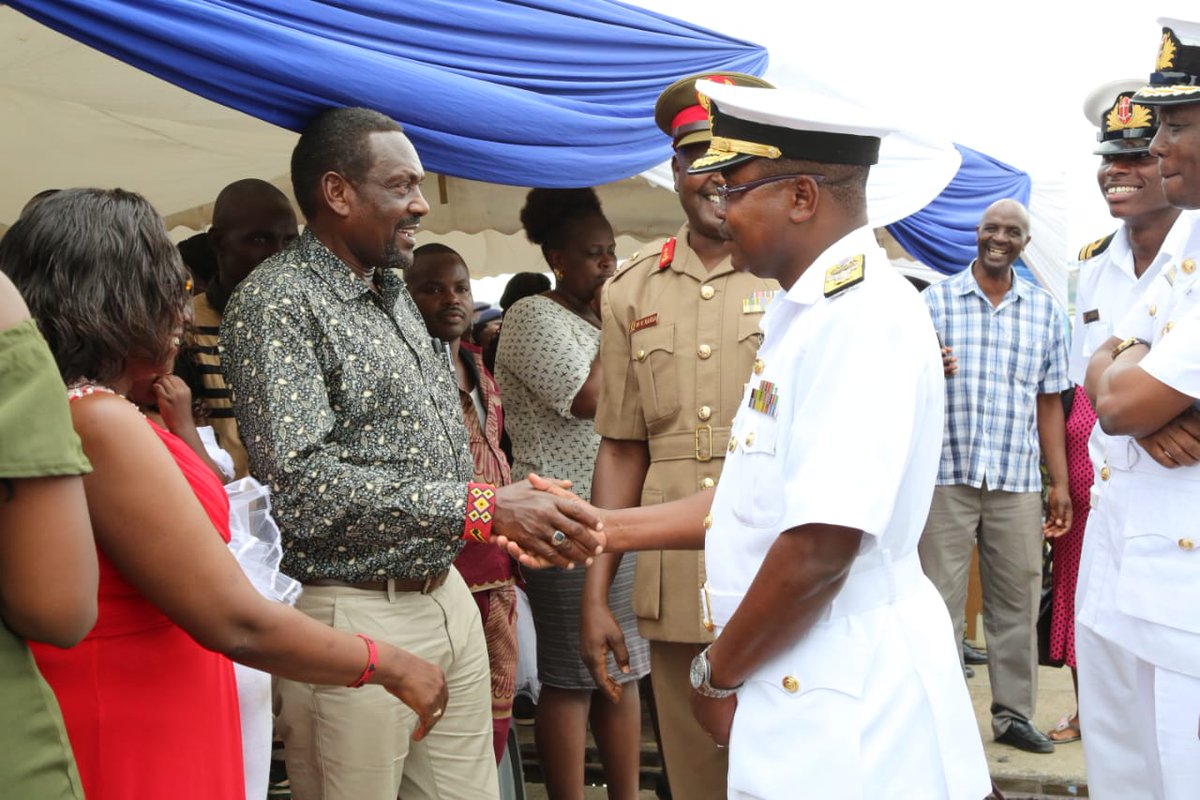 kdfinfo's tweet image. The Cabinet Secretary for Ministry of Defence Amb Raychelle Omamo today received the Kenya Navy Ship Shujaa in Mombasa following the ship's 21-month training voyage &amp;amp; midlife refit programme at the Damen Shipyards in the Kingdom of The Netherlands. #OnTimeOnTarget #TheBlueEconomy