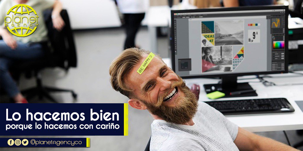 planetagencyco's tweet photo. En #planetagencyco lo hacemos bien porque lo hacemos con cariño. Gracias a que nos dedicamos a lo que nos gusta el trabajo siempre sale bien. #marketingdigital📱 #socialmedia #redessociales #web #diseñografico #graphicdesign https://t.co/afBb9gDS6H