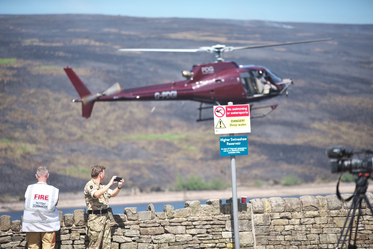 Helicopter in Tameside