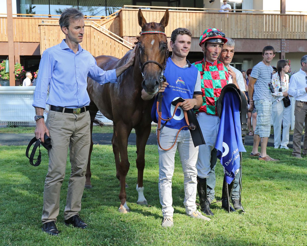 ArabianRH's tweet photo. #Belqees and #Joudh 1-2 for YAS Horse Racing and #Mahabb @DIA_Races #ShadwellCriteriumdesPOuliches #Gr2PA #LaTeste #Belqees heads to the #HattaInternational #DIAR2018 according trainer Xavier Thomas-Demeaulte @afac_contact @aladiyatuae @AlKhamsa69 @AdrienCUGNASSE @ARO_Racing https://t.co/fTtlCYB7Ca