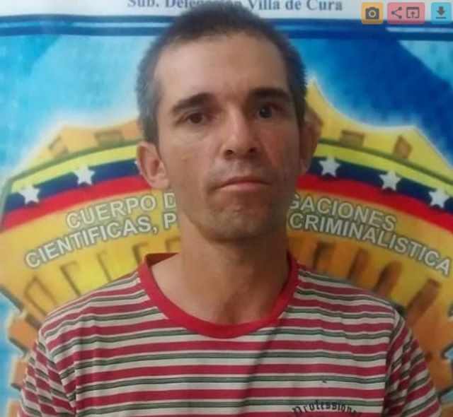 Detenido por golpear a su esposa e hijo de ocho meses Enhervert David Linero (36), fue aprehendido por Cuerpo de Investigaciones Científicas, Penales y Criminalísticas (CICPC) adscritos a la Sub-Delegación Villa de Cura en el sector La Represa, parroquia… dlvr.it/QZLrBX