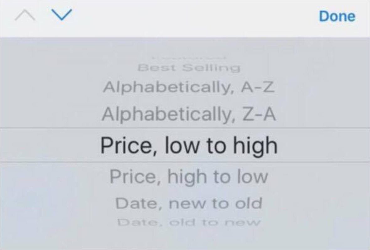 How do you online shop?

Me: