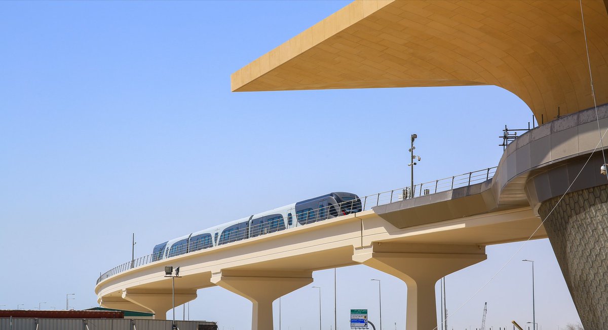 Qatar Rail on Twitter "Train dynamic testing across the Metro Red Line from Al Wakra Station to