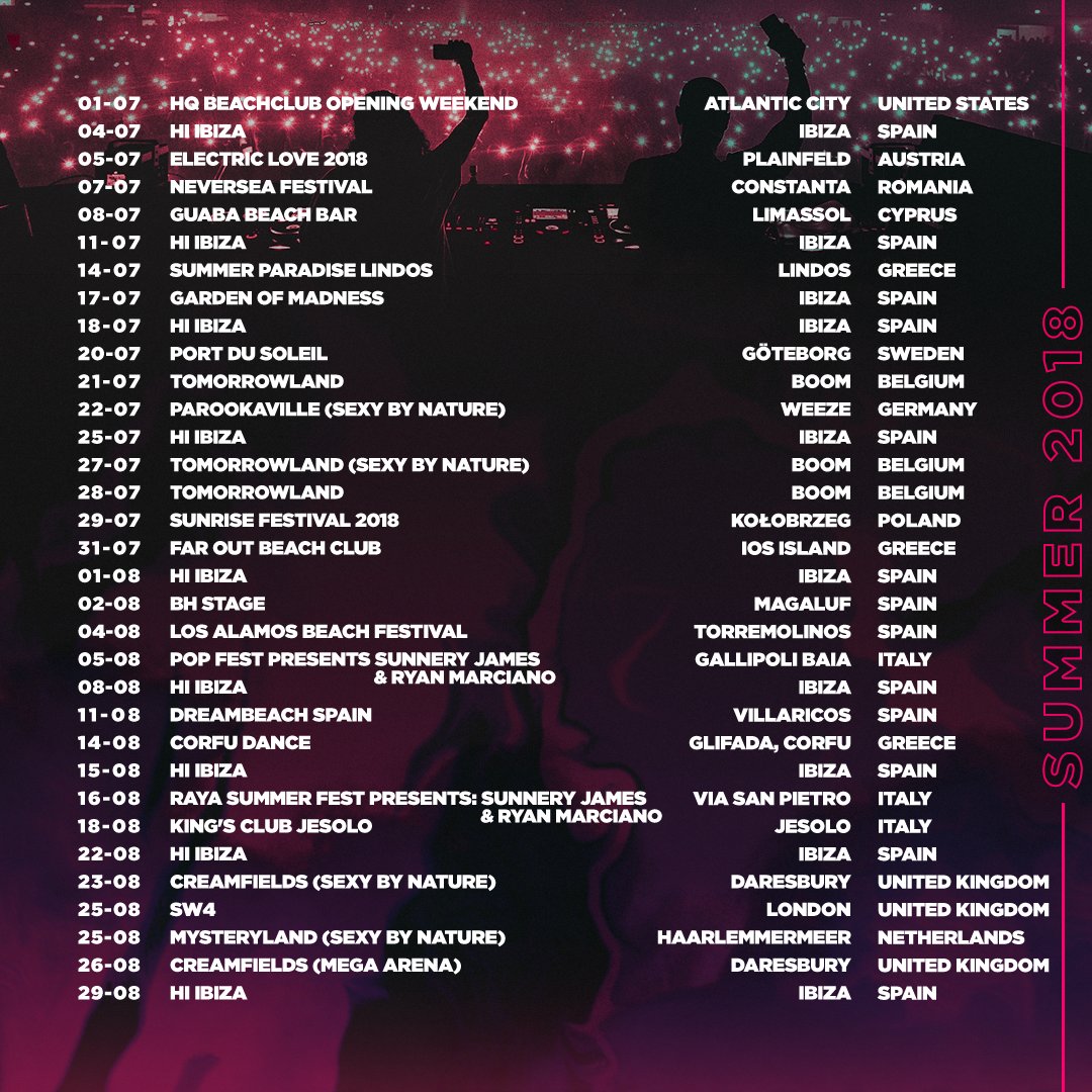 SJ_RM's tweet photo. Where will we see YOU this summer? ☀️🎉  Let us know in a retweet! #tourlife https://t.co/5O7qrpljX2