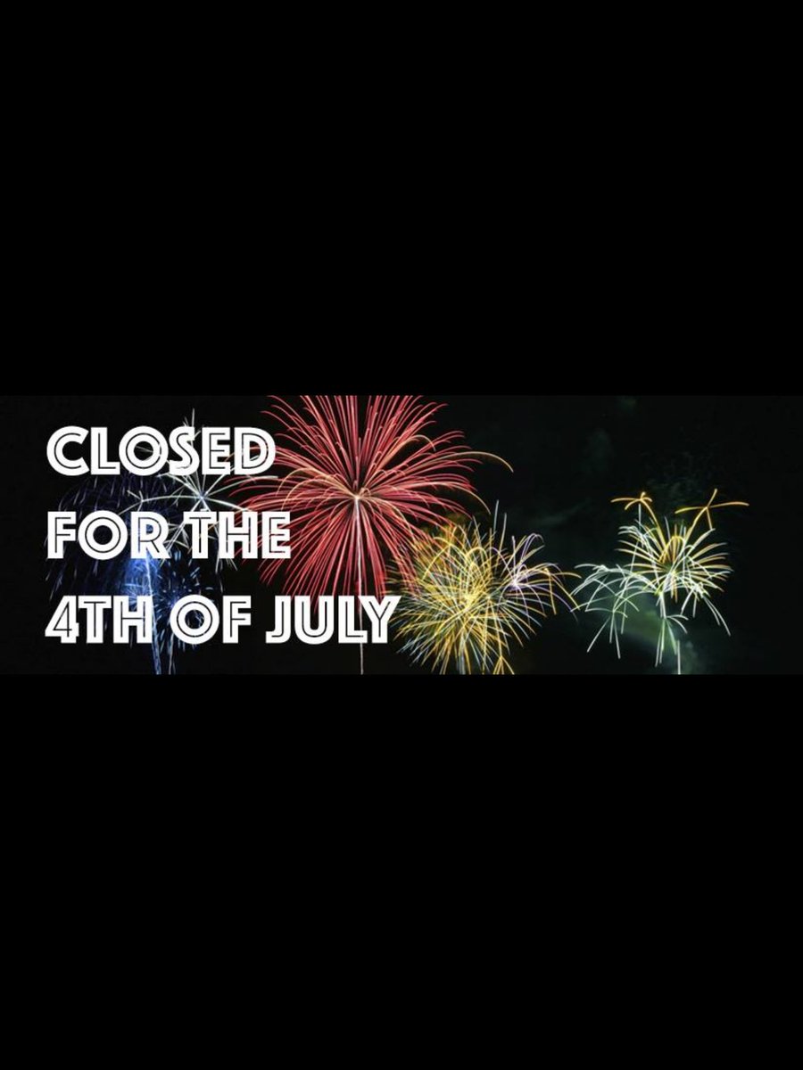 The office will be closed tomorrow for the 4th of July. #happy4thofjuly