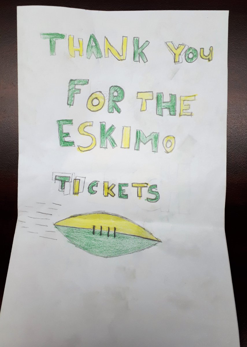 kidsupfrontYEG's tweet photo. Thanks to the generosity of our donors, young @EdmontonEsks fans got to enjoy an early season game! 👏🏈 #KidsUpFront #YEG #Edmonton #GoEsksGo https://t.co/qfjBVOAJ0c