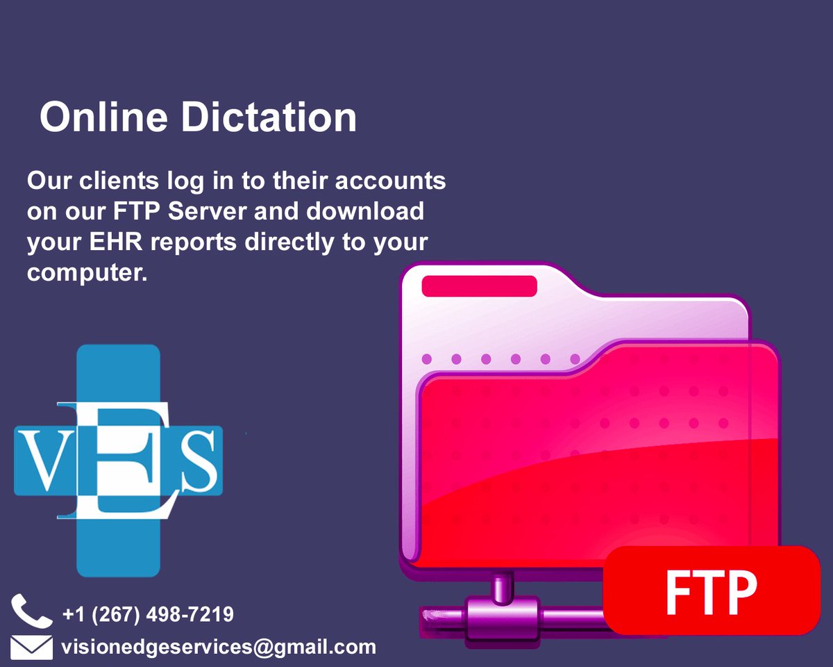 Vision_Edge's tweet image. Our clients log in to their accounts on our #FTP_Server and download your #EHR reports directly to your #computer.
Get more details on our website:
goo.gl/GS4qYs