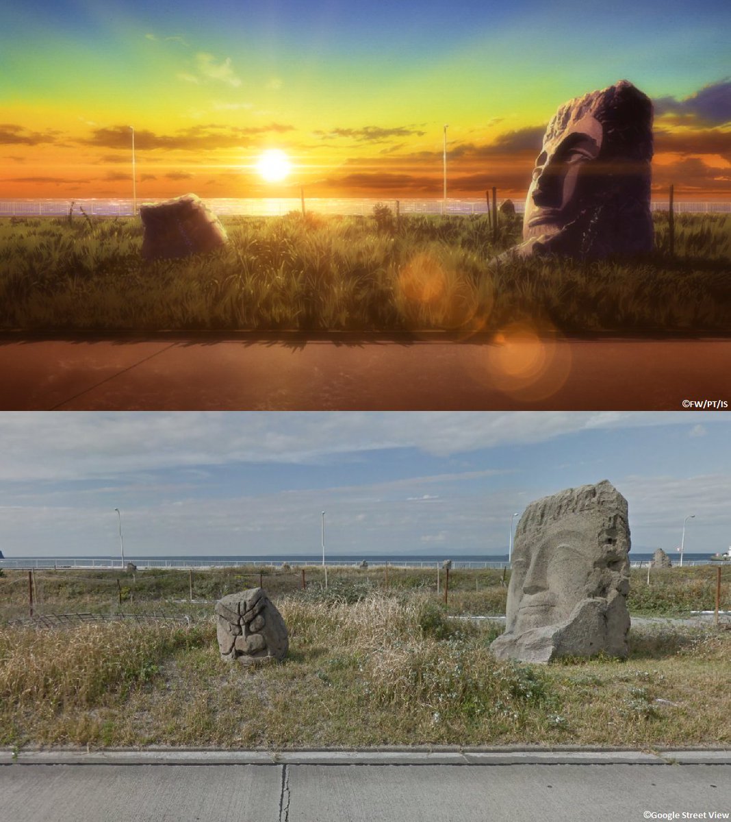 Surwill's tweet photo. Want to know where the beautiful new summer anime ISLAND takes place in real life? Then learn about Japan’s own Easter Island in my latest article!

🗿Read: https://t.co/pCHJnJQ8nT🌴 https://t.co/Eo1xp4JfTy