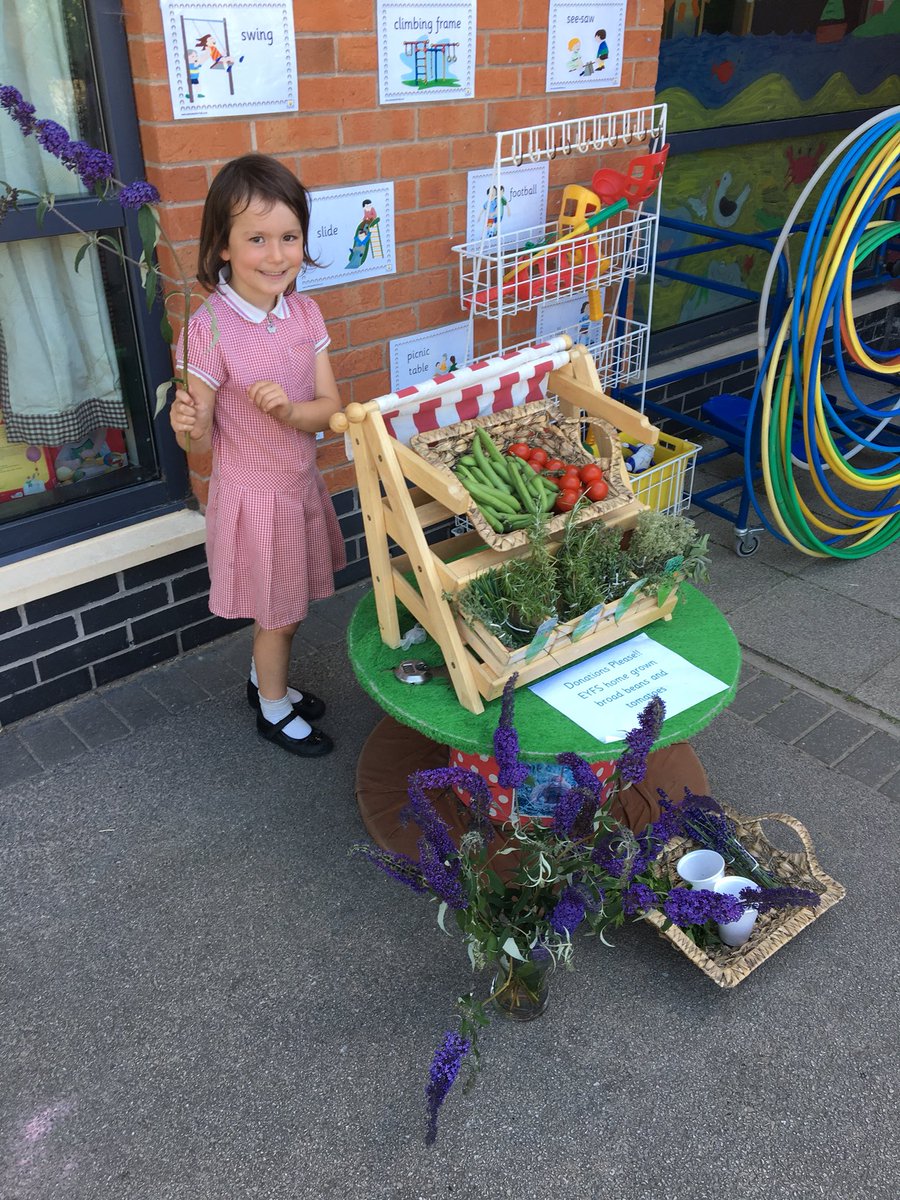 Such a great idea! Flo’s purple buddleia flower purchase is now pride of place in her bedroom 😊 @DartonNurseryKG @class1LN @DartonPrimary #gyo #homegrown #growiteatit #marketstall