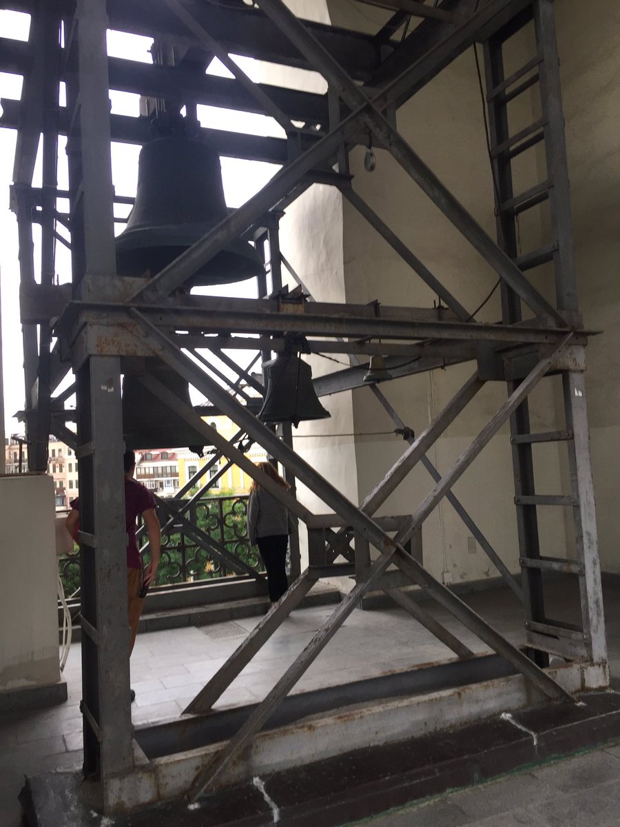 ToUkraine's tweet photo. Went to St. Sofia Church and climbed to the top of the bell tower! #creeksidetoukraine2018 https://t.co/7WzvvkCQUi