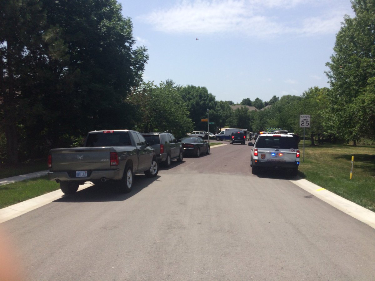Scene of arrest double shooting suspect OP <a href="/KMBZradio/">98.1 KMBZ Kansas City</a>