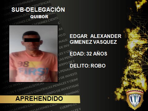 CICPC388's tweet image. Funcionarios logran la aprehensión de un sujeto, por el delito de Robo, en la parroquia Juan Bautista Rodríguez. @DouglasRicoVzla @PRENSACICPC @PrevLaraCICPC