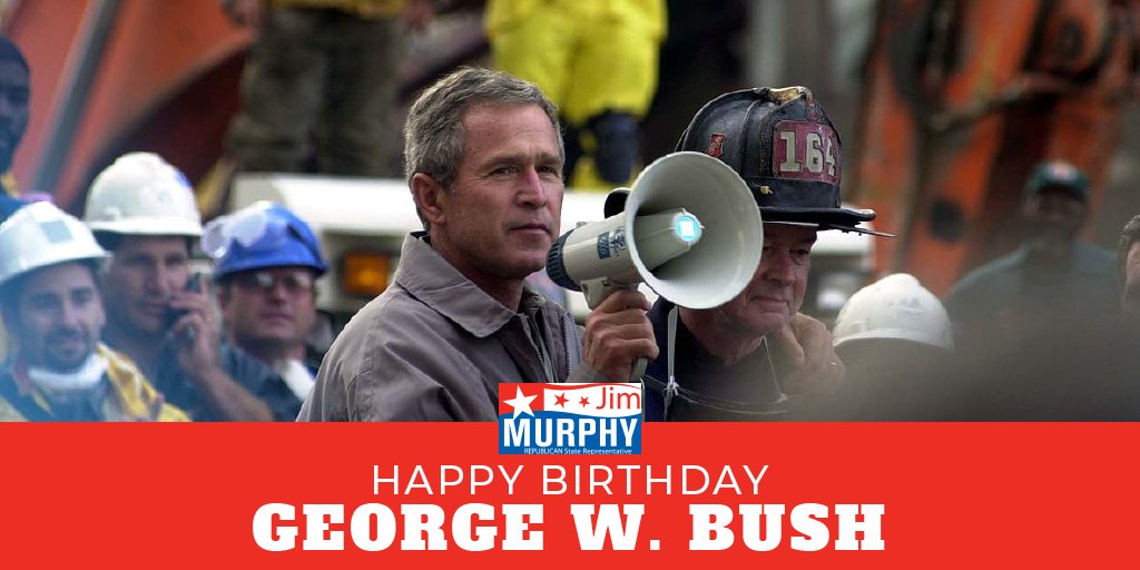 Happy birthday to our 43rd President, George W. Bush! 