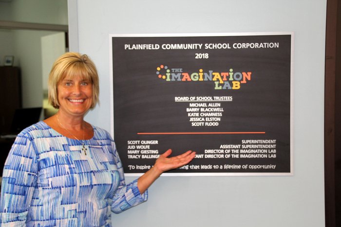 QuakersImagine's tweet photo. You know its official when the dedication sign goes up! https://t.co/PeU4YNBiAt