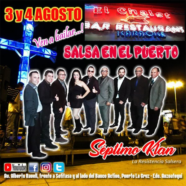 SeptimoKlan's tweet image. LOS ESPERAMOS PARA BAILAR Y GOZAR!!! 😃