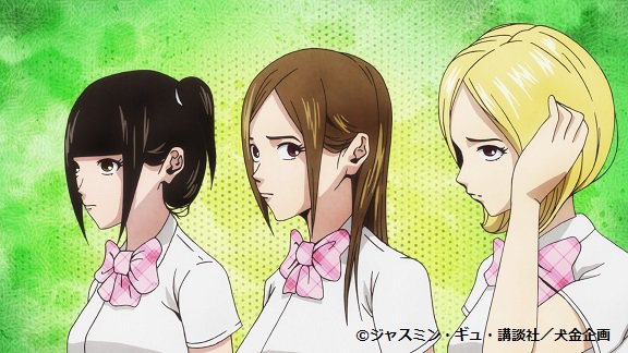 Tvアニメ Back Street Girls ーゴクドルズー 公式 7月3日より放送中 A Twitter いよいよ第一話放送 Back Street Girls ゴクドルズ 第一話 この後27 00 Mbsにて放送開始です みなさま お楽しみに T Co Mlgtiqhtvh アニメbsg 犬金企画