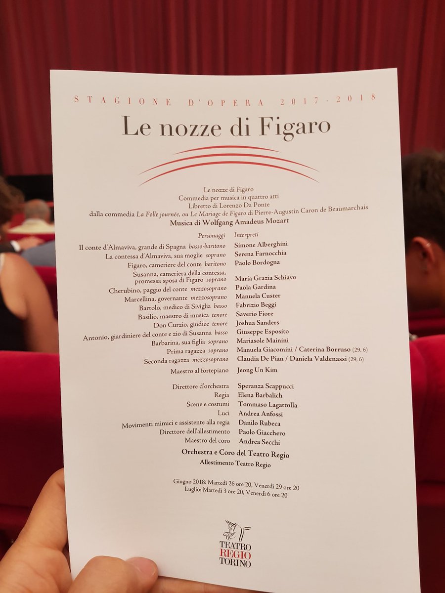 Capitolo primo della trilogia Mozart/Da Ponte #MozartTRT