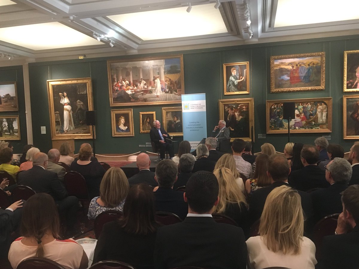 @PRGuild #johmajor conversation - excellent turnout <a href="/GuildhallLondon/">Guildhall London</a>