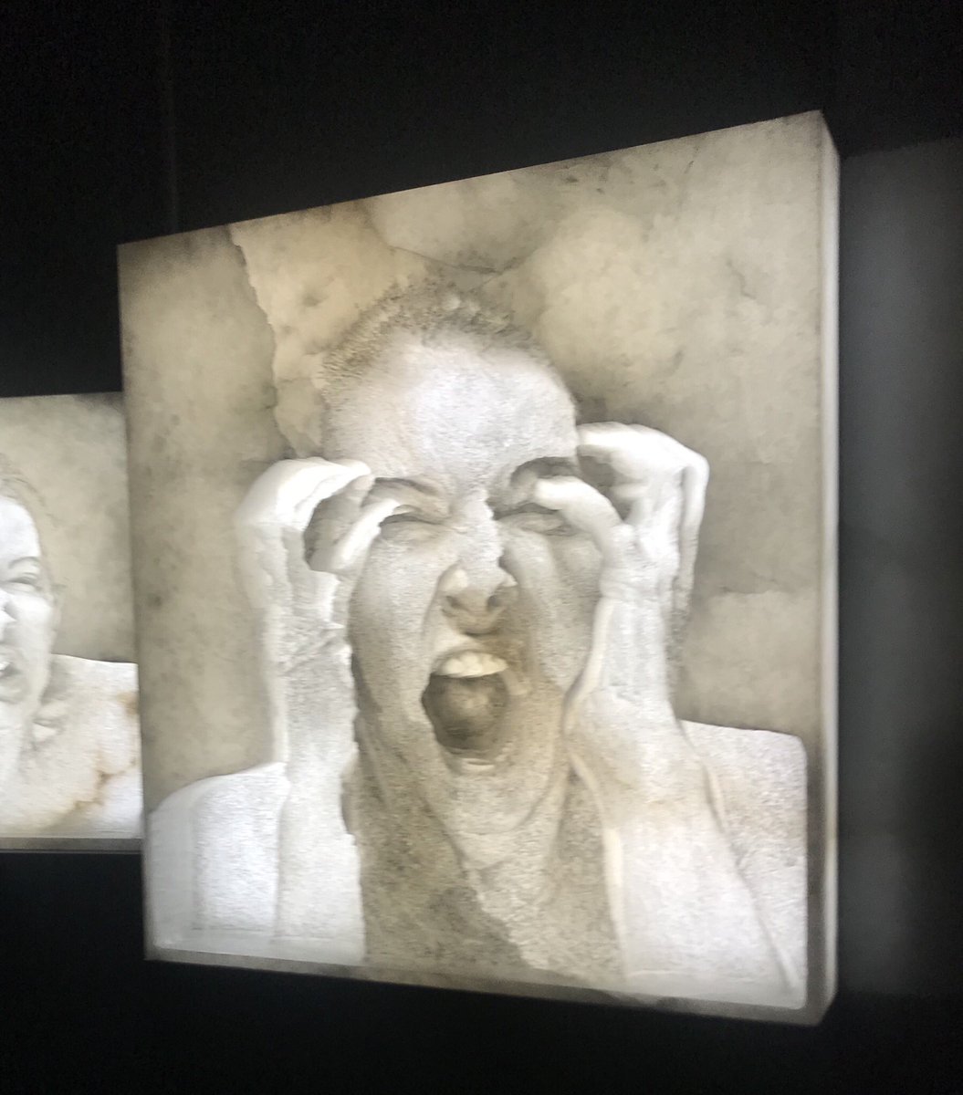 CulturalRachel's tweet photo. Am enjoying #MarinaAnramovic original new work in alabaster @MasterpieceFair #art https://t.co/KZvFZJyncY
