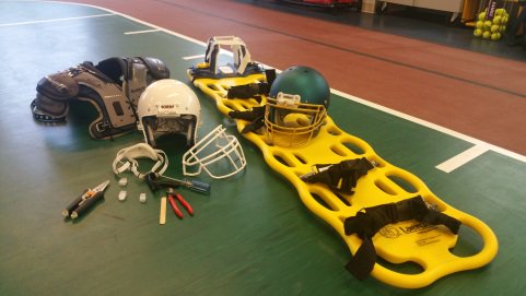 As we are going through summer we are prepping for Friday night lights.  I train local Fire &amp; EMS and our staff in the skills needed to remove the helmets and shoulder pads from injured athletes so that we can provide care and get them safely off the field. #TakeoverTuesday