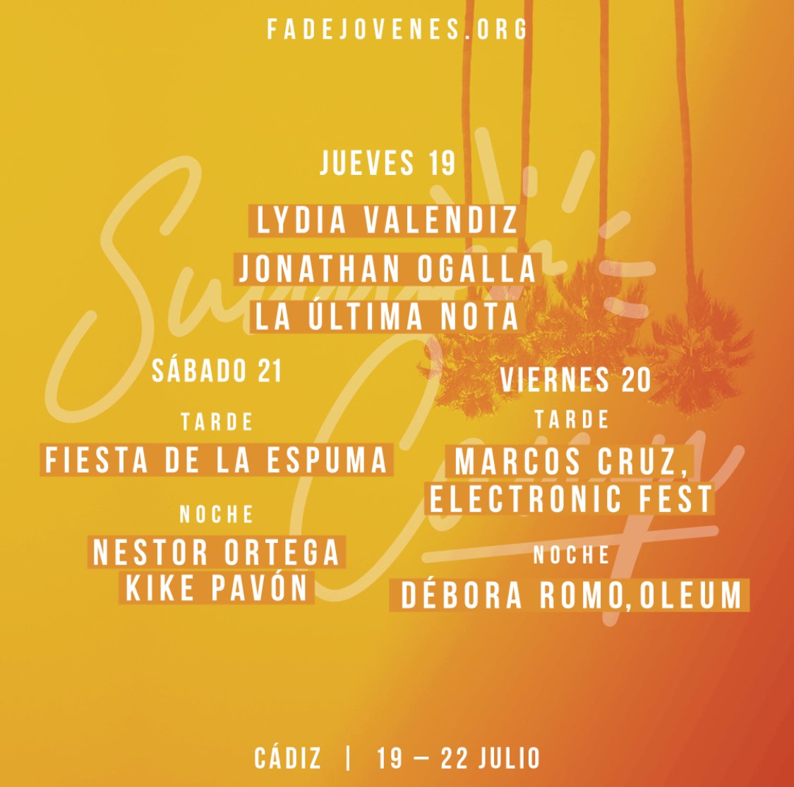 JovenesFade's tweet photo. 15 días!!😱😱😱 Que ganas tenemos de empezar el #fadesummercamp Será una experiencia inolvidable! No te quedes sim venir. Contamos con todos vosotros. Tendremos noches de concierto y adoración , Fiesta de la Espuma,  Elektrofest y mucho más! https://t.co/HAFvGRmyTx