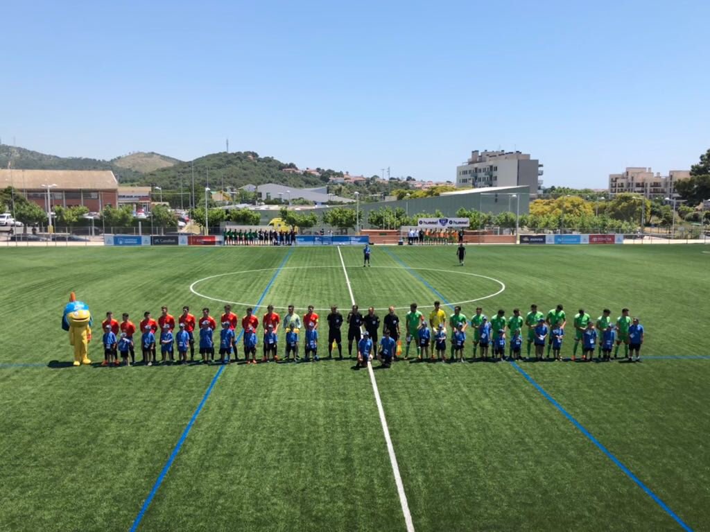 La sede de <a href="/ajcalafell/">Ajuntament Calafell</a> estrenó #Tarragona2018 con el primer partido de fútbol. ¡Gracias por haber formado parte de esta maravillosa experiencia, esperamos que hayáis disfrutado tanto como nosotros!