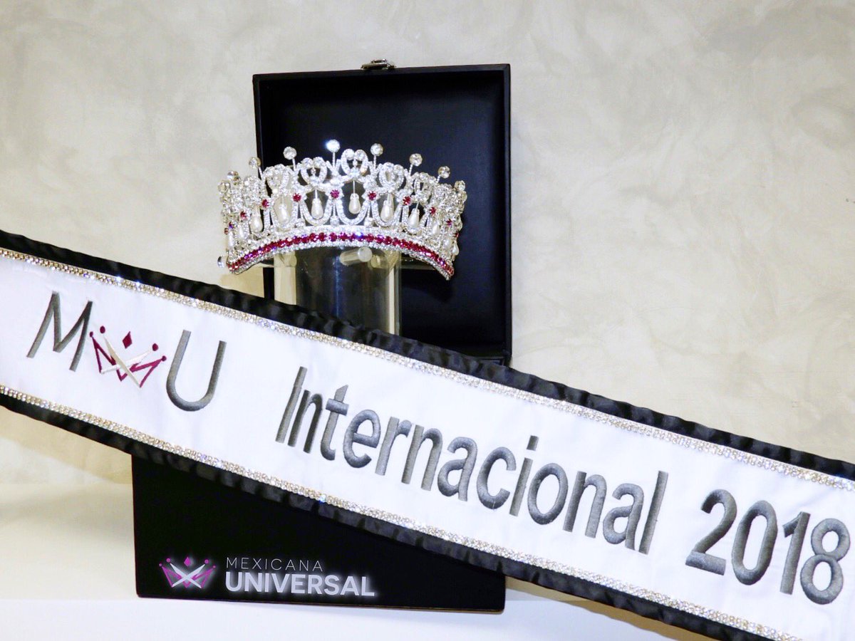 MxU_Oficial's tweet photo. ¡La corona de #MissInternacional2018 ya está lista! Próximamente daremos a conocer a la ganadora que represente a #Mexico #MexicanaUniversal 👑💐 https://t.co/HDYoMffm7p