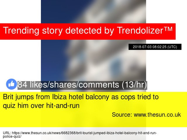 Brit jumps from #Ibizahotel balcony as cops tried to quiz him over hit-and-run #hit-and-runcaraccident quiz.trendolizer.com/2018/07/brit-j…