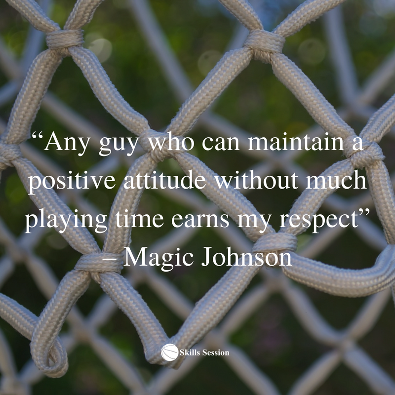 SkillsSessionBB's tweet photo. “Any guy who can maintain a positive attitude without much playing time earns my respect”– Magic Johnson

#quotes #basketball #skills #basketballskills #coaching #coach https://t.co/Z14V8DzjT5