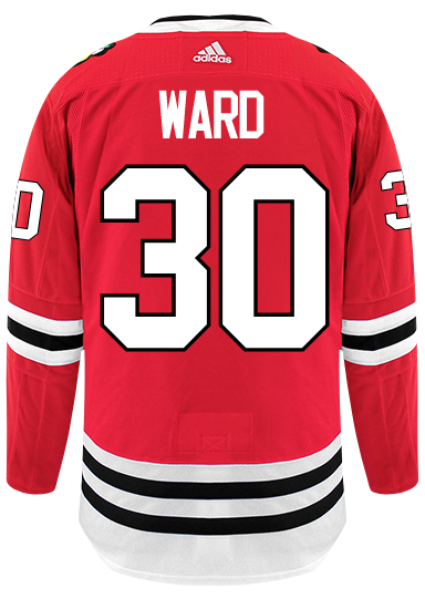 G Cam Ward will wear jersey number 30 