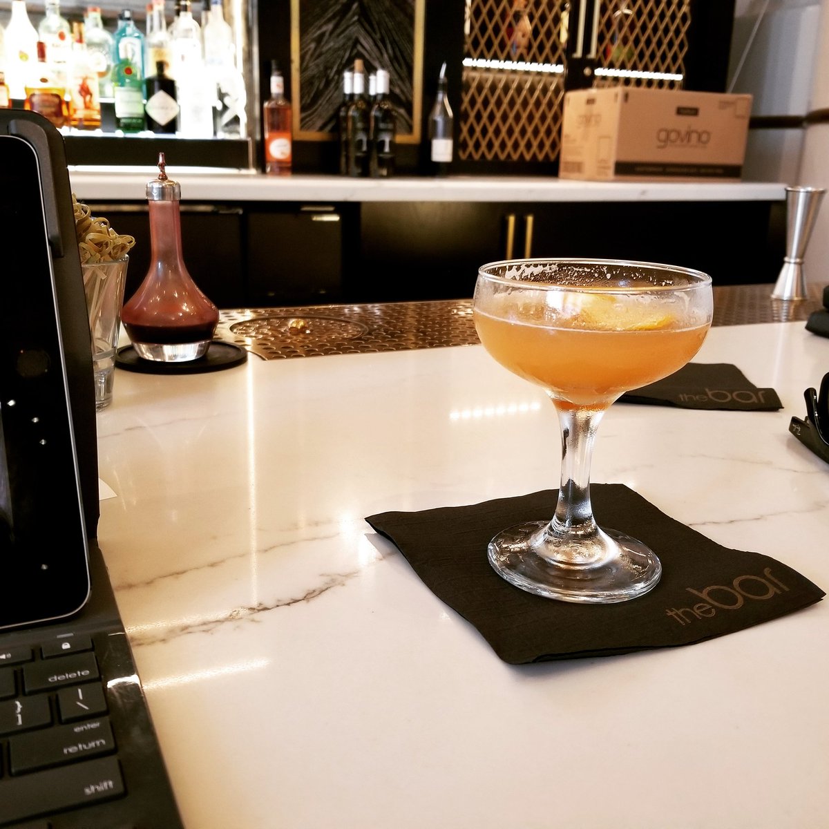 WhiskeyQuestion's tweet photo. Brown Derby with @OldOverholt rye courtesy of The Bar @PacificAtGrove https://t.co/kYZQYWku11