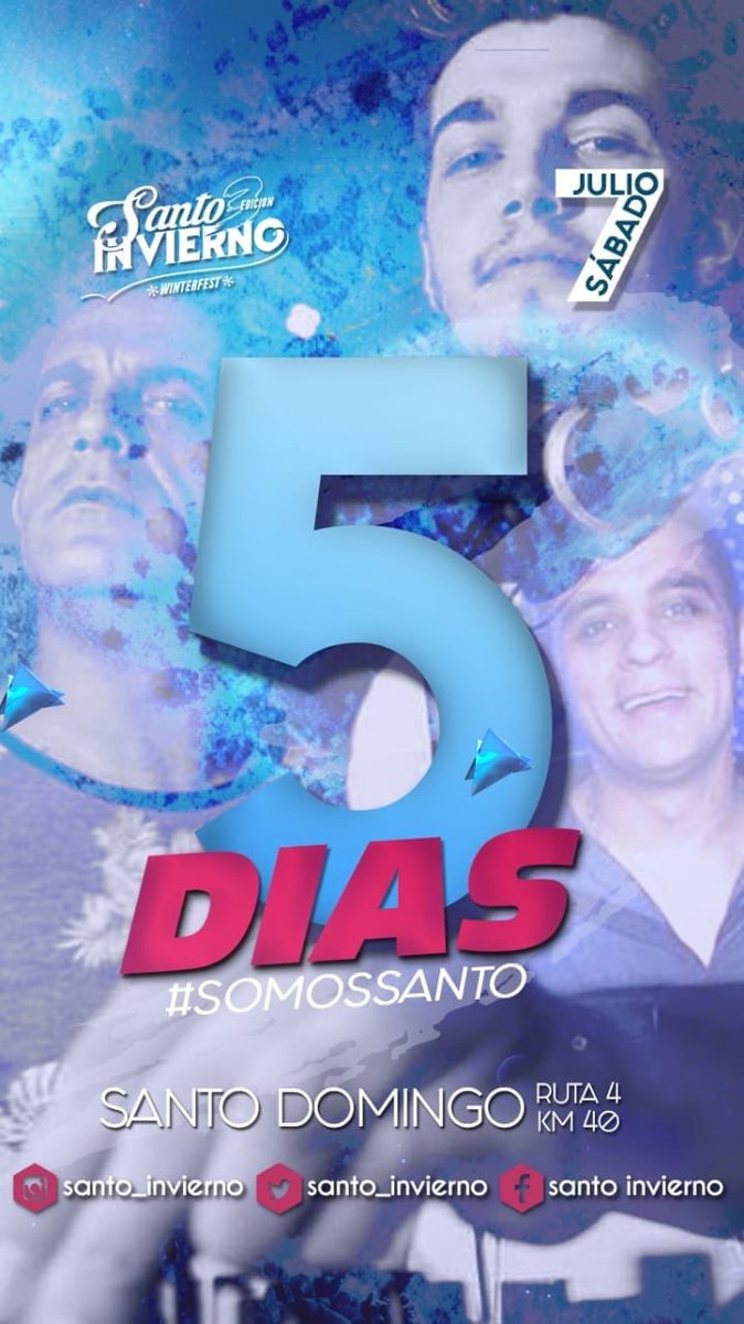 EfrainColombo9's tweet photo. #SomosSanto #SantoInvierno #WinterFest #SantoInvierno3 @santo_invierno https://t.co/dTuZLAWiqV