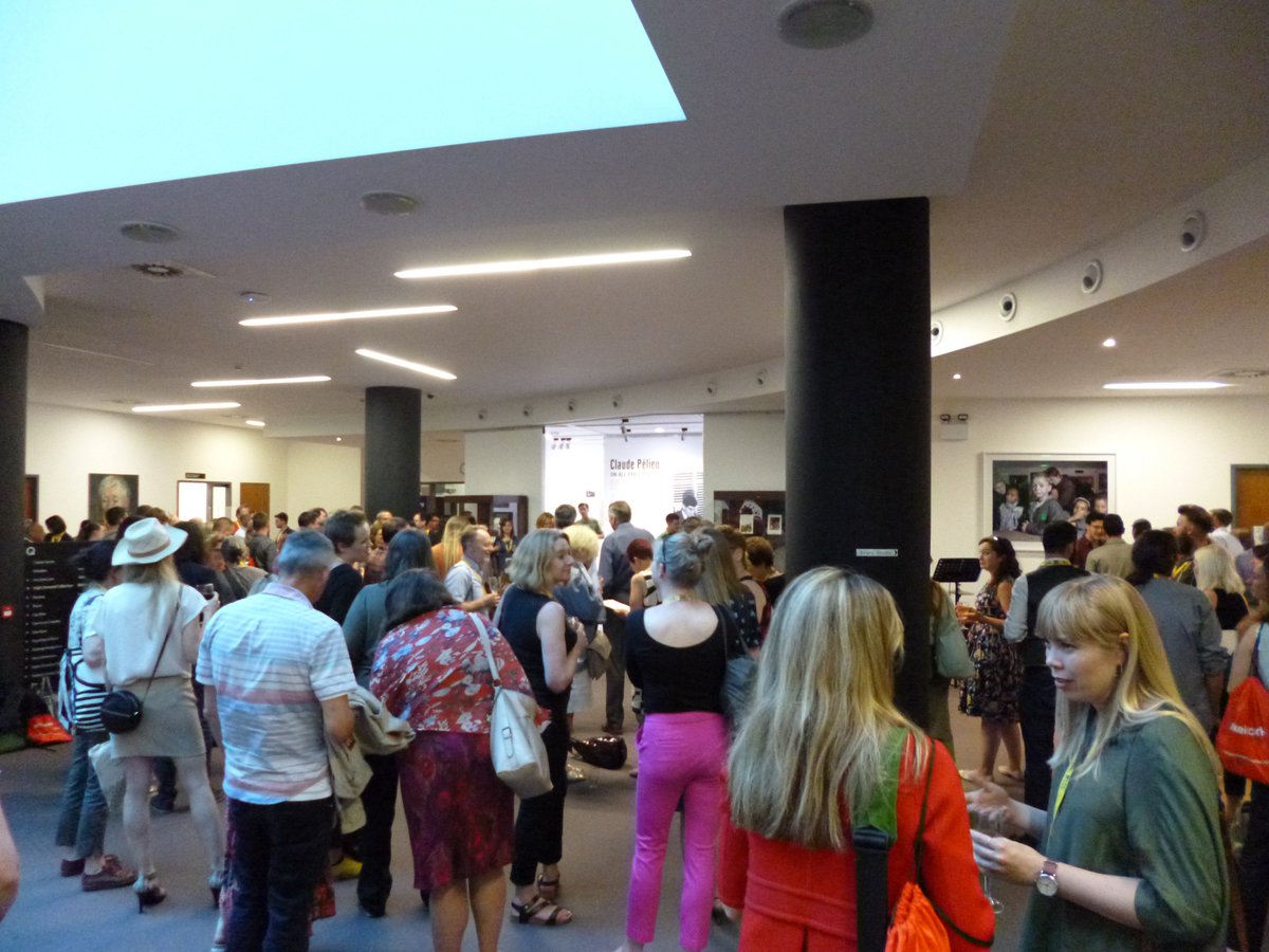 President of @UCC Prof Patrick O'Shea and Dr Mary Noonan from @FrenchDeptUCC welcoming delegates from @FrenchStudies #SFSCork2018 to Boole Library @UCCLibrary - launch of 2 exhibitions