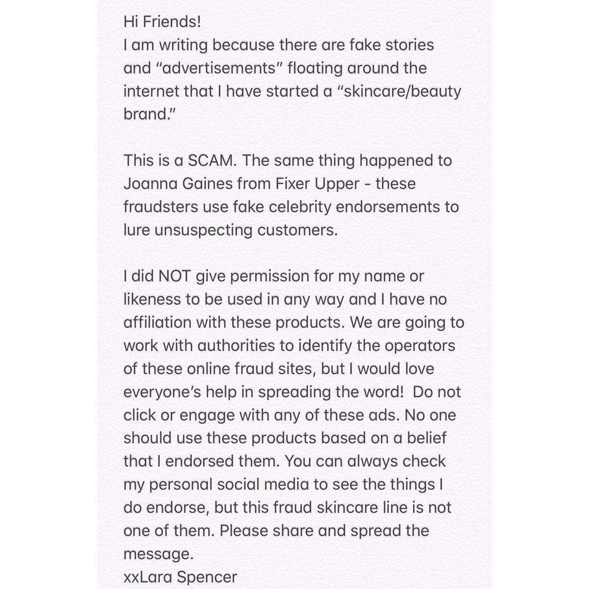 Lara Spencer (@laraspencer) on Twitter photo 