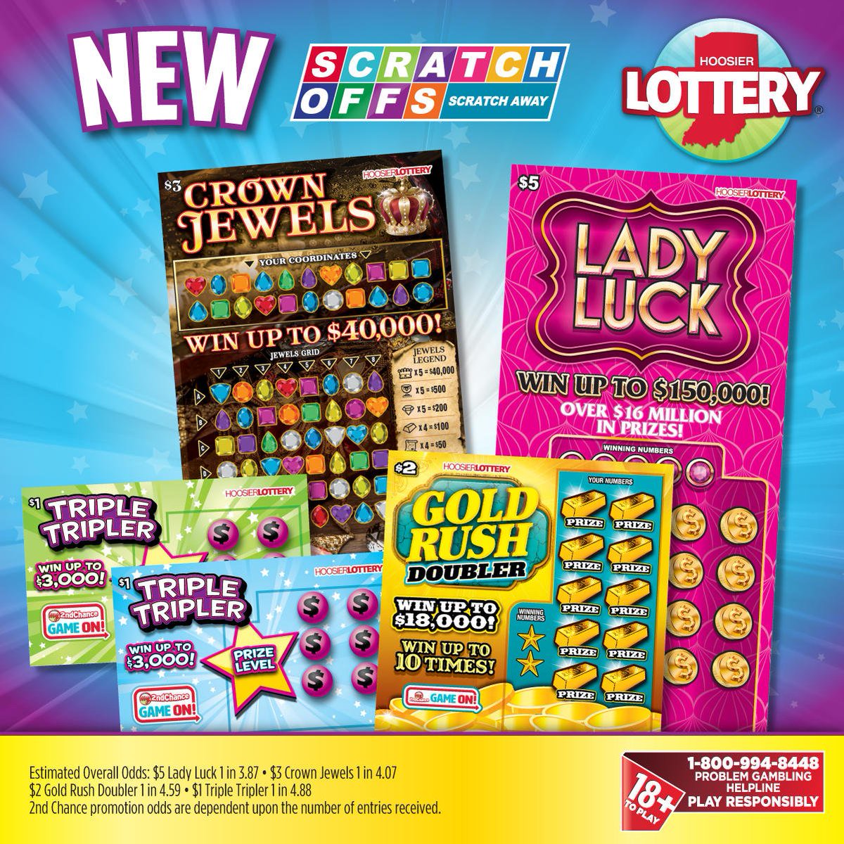 Scratch-offs, Hoosier Lottery