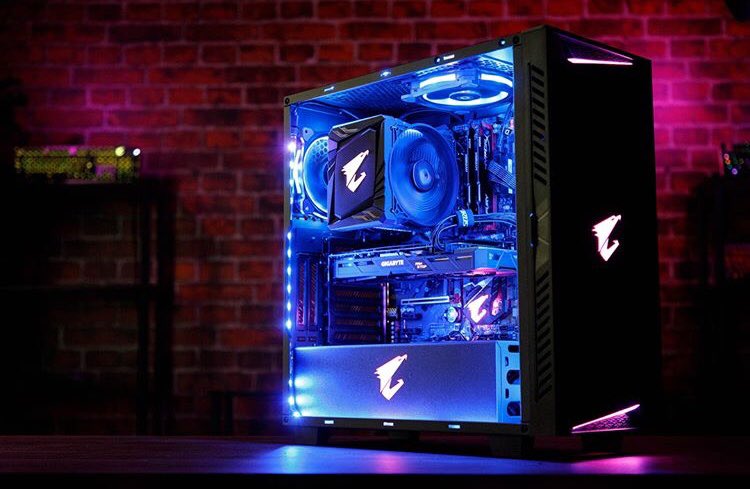 PcsToday's tweet photo. A beautiful pc build from @aorus_official featuring both Gigabyte and Aorus hardware!

#pc #pcbuild #pcmasterrace #rgb #aorus #gigabyte #pcgaming #gaming https://t.co/UR1JYNxrOZ