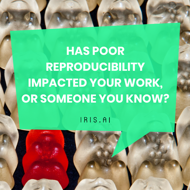 TheIrisAI's tweet image. We&apos;ve heard horror stories of time wasted, cherry-picked data, and missing details. It&apos;s all too common in the current research landscape. What have your experiences been? #AcademicTwitter #ReproducibilityCrisis #researchers #academia #science