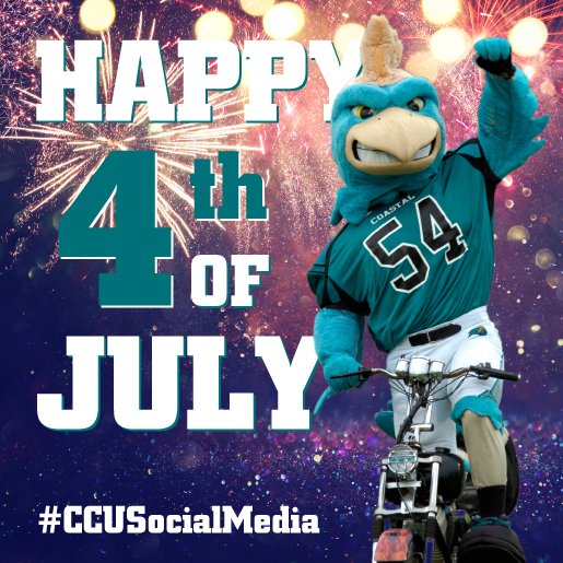 #CCU would like to wish everyone a
happy and safe Independence Day.