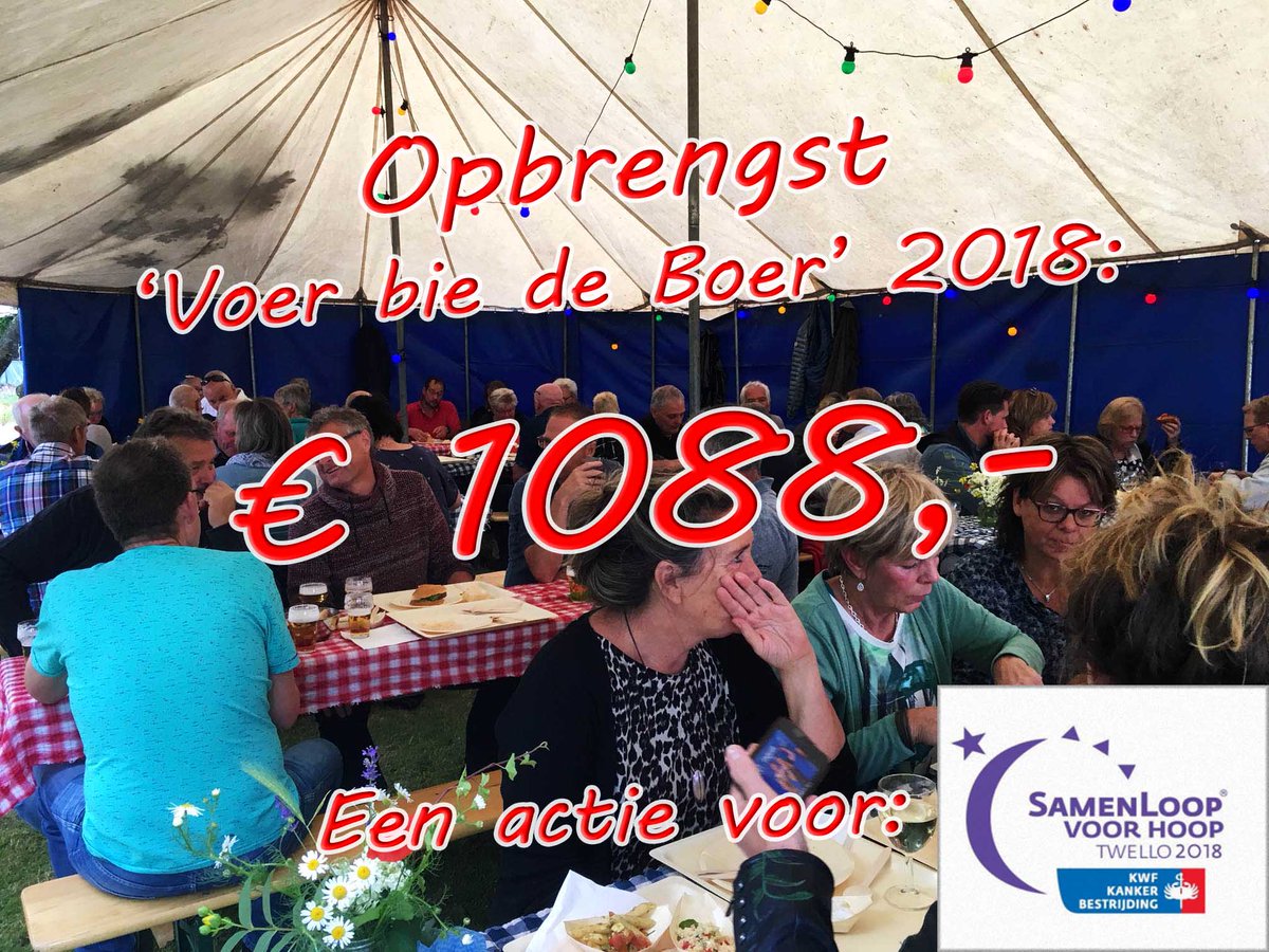 wilpstaatop's tweet photo. Wow! Wat een bedrag voor de #SamenloopvoorHoop in #Twello
@kwf_nl @VoorstActief

https://t.co/sHyaCYqwR5 https://t.co/K2jhxo2sd2
