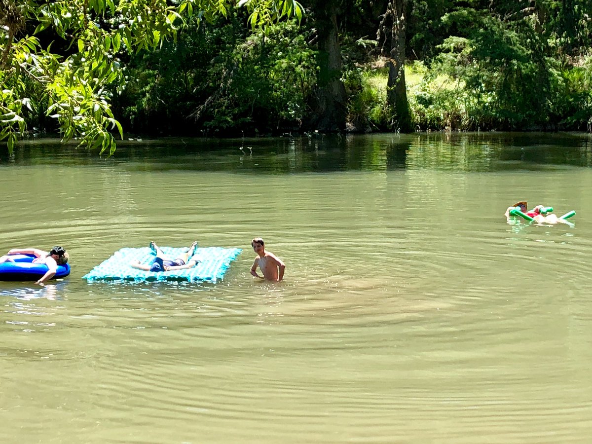 DrBradHolland's tweet image. Officially “out of the office today.”  Spending time as a #RiverRat on the S.Guadalupe River with the family. #HuntTX