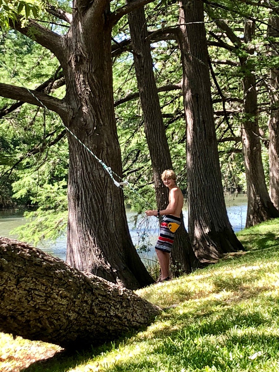 DrBradHolland's tweet image. Officially “out of the office today.”  Spending time as a #RiverRat on the S.Guadalupe River with the family. #HuntTX