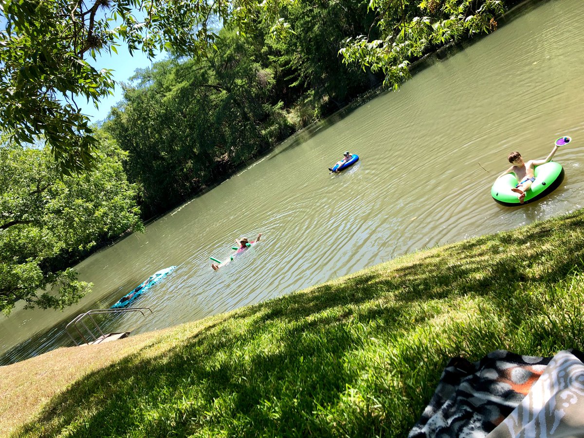 DrBradHolland's tweet image. Officially “out of the office today.”  Spending time as a #RiverRat on the S.Guadalupe River with the family. #HuntTX