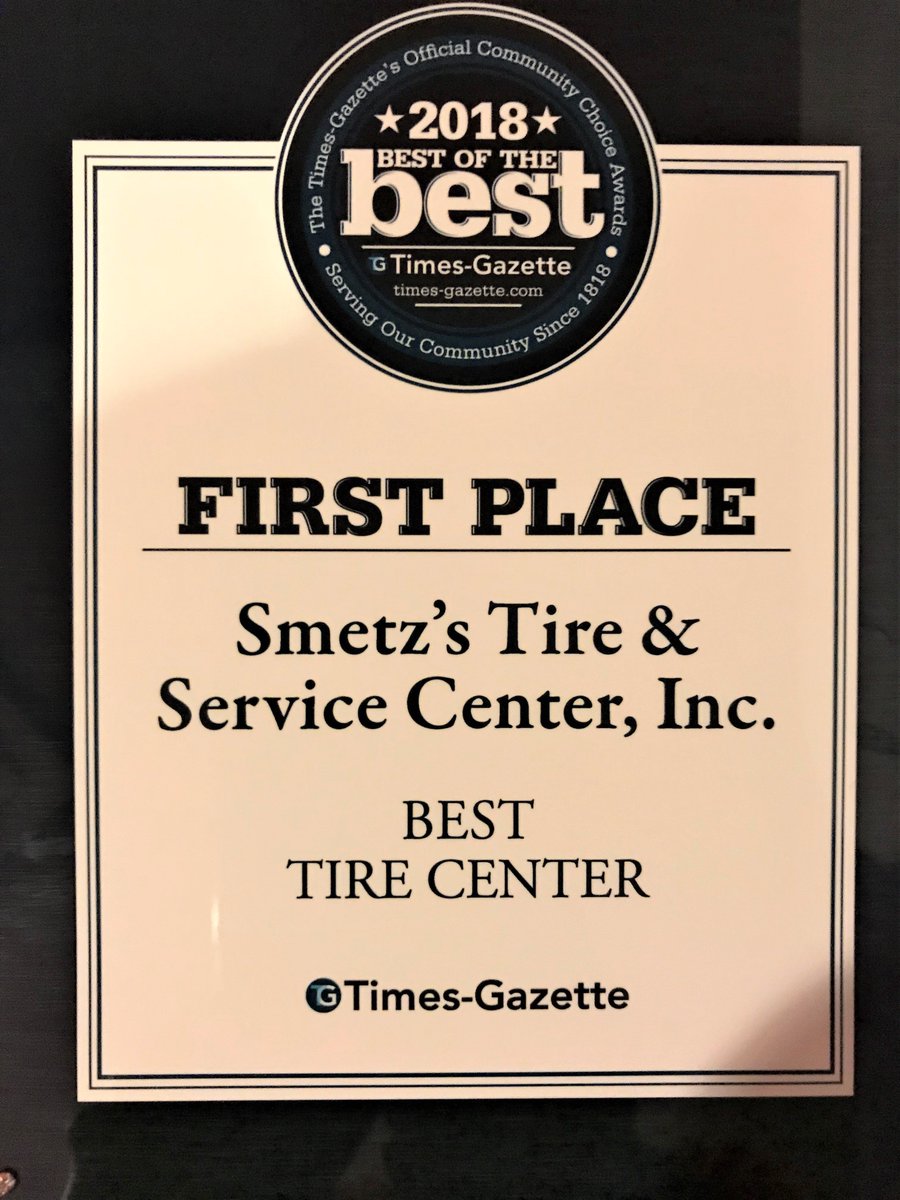 Smetzs Tire Center (Smetzs_Tire) Twitter